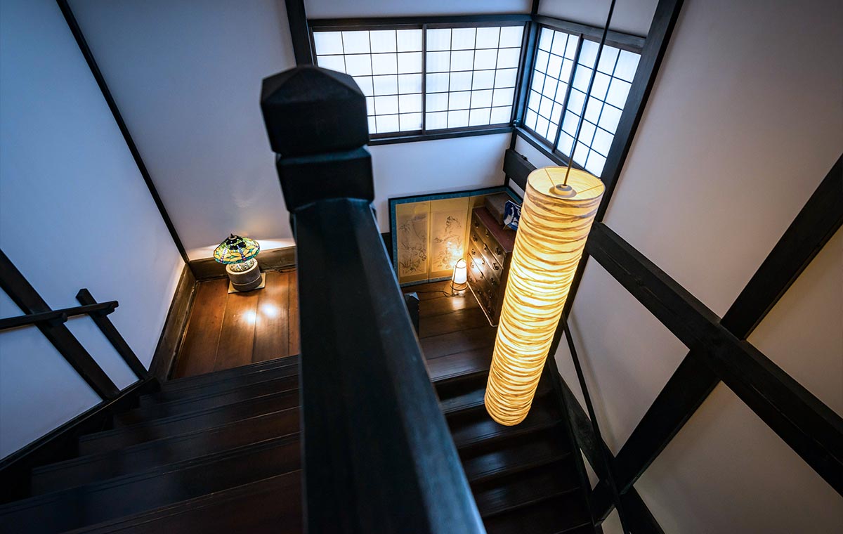 旅館の階段